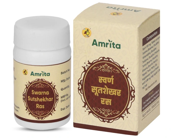 Amrita Swarna Sutshekhar Ras (10 Tablets) - Image 1