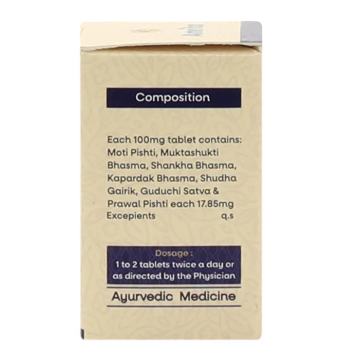 Amrita Kamdudha Ras Moti (30 Tablets) - Image 4