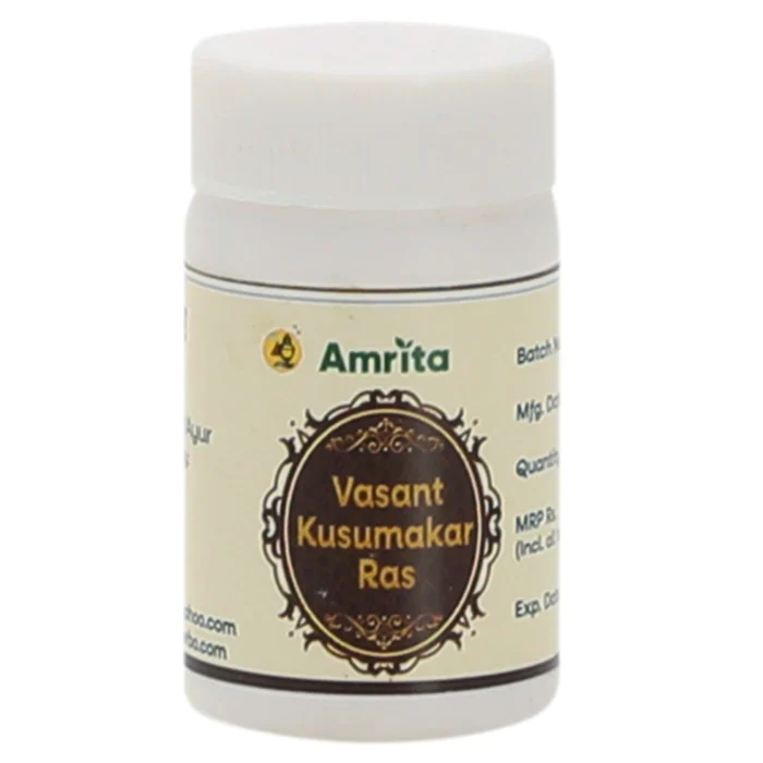 Amrita Vasant Kusumakar Ras Gold (100 Tablets) - Image 4