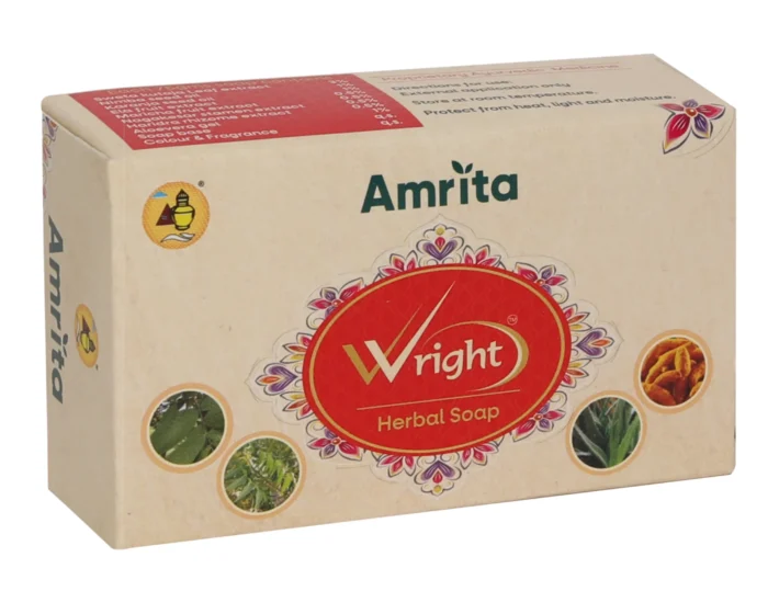 Amrita Wright Herbal Soap (75 gm) - Pack of 2 - Image 1